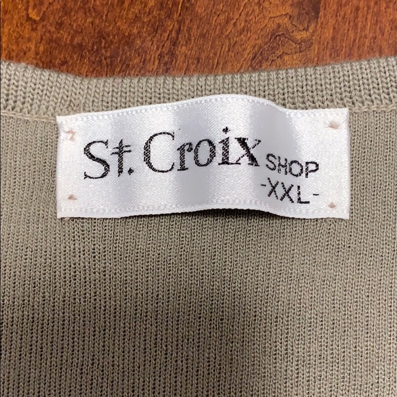 St Croix wool sweater XXL Original $375 High End Made in USA - Picture 3 of 8